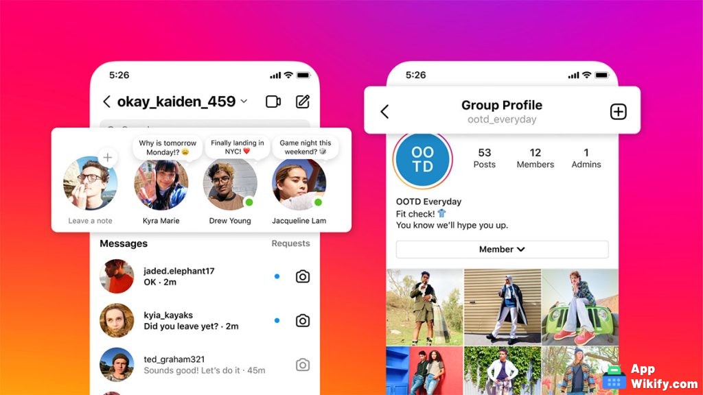 Instagram Communication (Directs and groups)